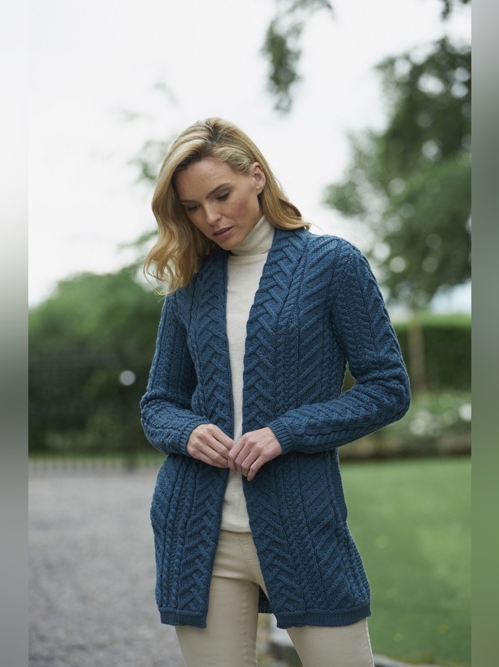 ARAN CRAFTS SUPER SOFT EDGE TO EDGE COAT